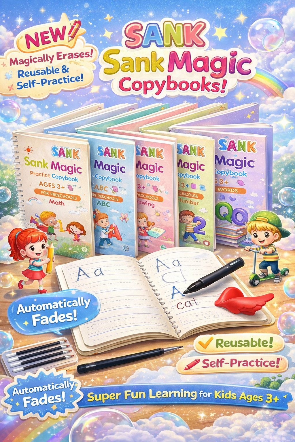 Sank Magic Practice Copybook